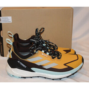 Adidas Terrex Free Hiker 2‎ Low GT Gore-Tex Shoes Women's Sz 10 Yellow Silver